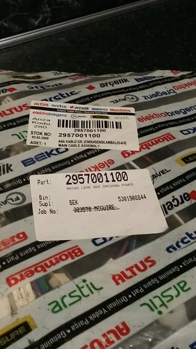 Beko assemblaggio cavi - beko,